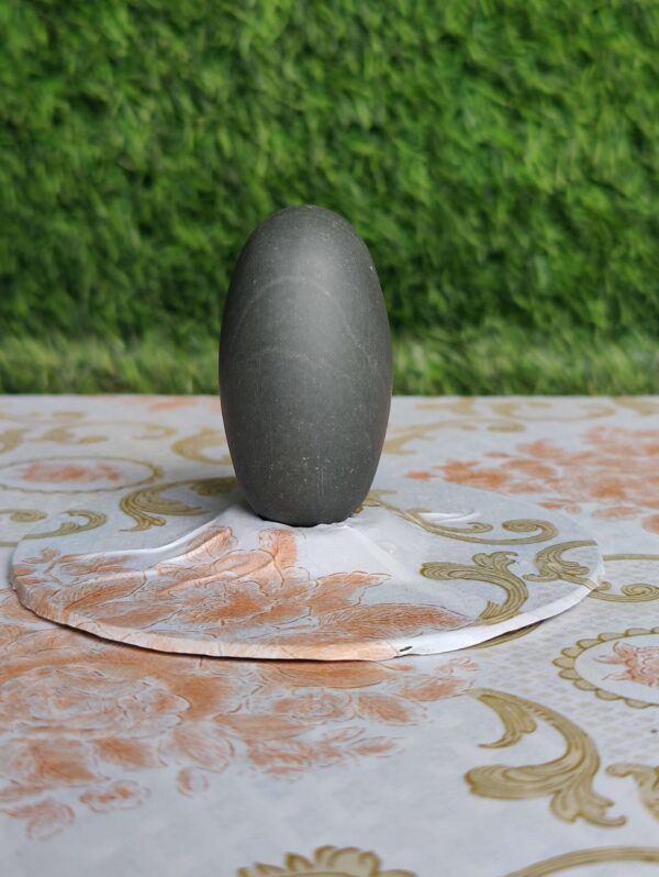 Swayambhu 2 Inch Narmadeshwar Shivling Narmada Shiva Lingam Banalinga Shiva Lingam for Pooja Small Shivling for Home Worship Puja Articles Lingam for Meditation & Prayer ( 2 INCH Lingam ONLY) - Image 4