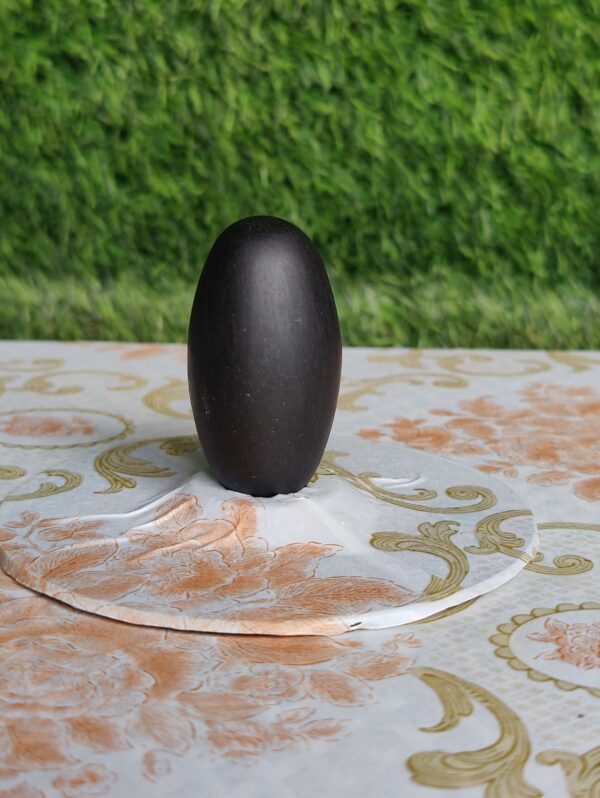 Small Black Narmadeshwar Shivling - Image 2