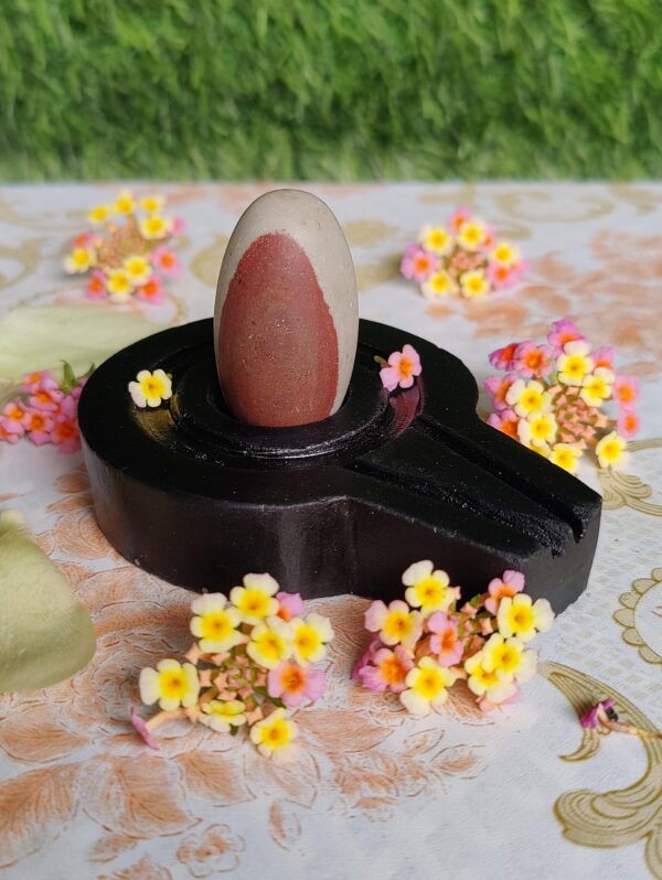 Narmada Stone Shivling With Stand - Image 3