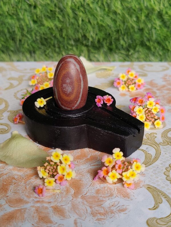 Small Thumbs Size Narmada Shivling - Image 4