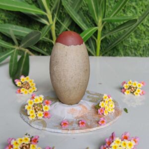 Multicolor Narmada Shivling 3 Inch For Worship