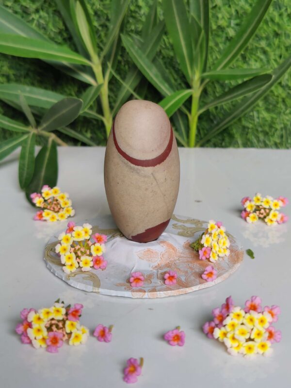 Rare & Pure Narmadeshwar Shivling 3 Inch Lingam