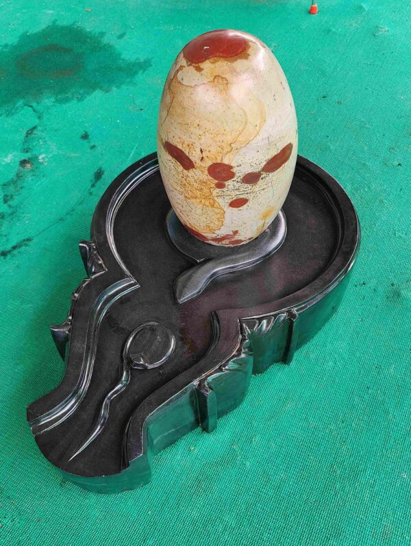 Original Narmada Stone Shivling / Natural Narmadeshwar Shivling / Narmada Banalingam Original - Image 5