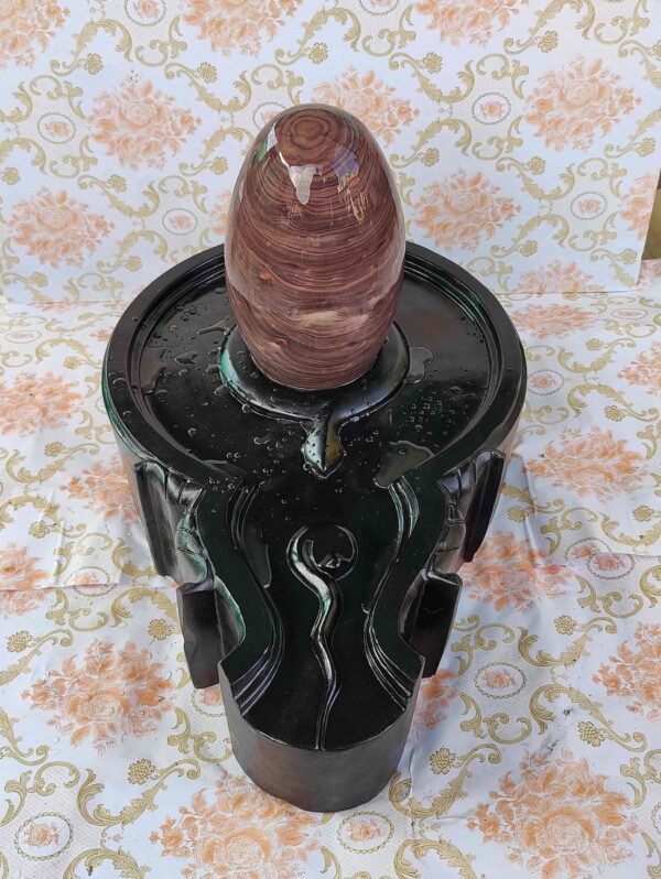 Temple Narmada Shivling 12 Inch - Image 2