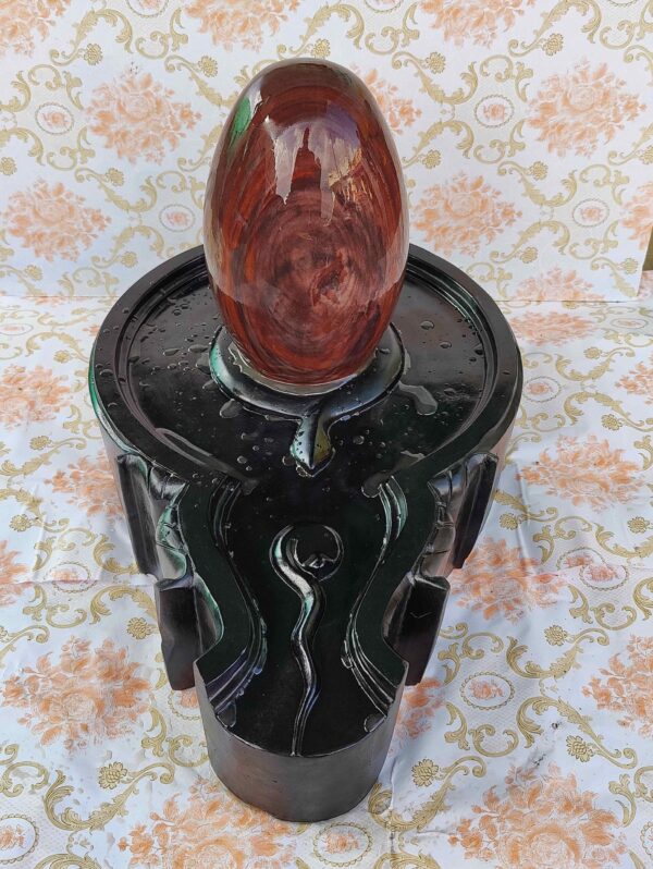 Temple Narmada Shivling 12 Inch - Image 5