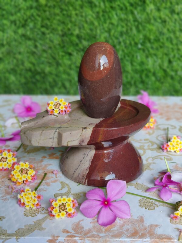 Narmadeshwar Shivling With Narmada Stone Jaladhara - Image 2