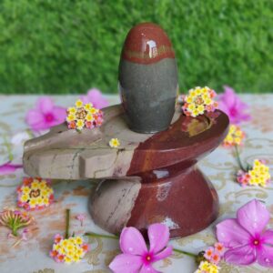 Natural Power Shiva Lingam With lingam Yoni Base Stand