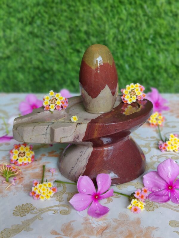 Natural Power Shiva Lingam With lingam Yoni Base Stand - Image 4