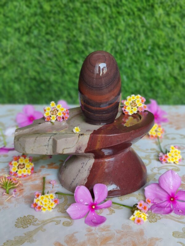 Jatadhari Narmadeshwar Shivling & Jaladhari Yoni Base - Image 3