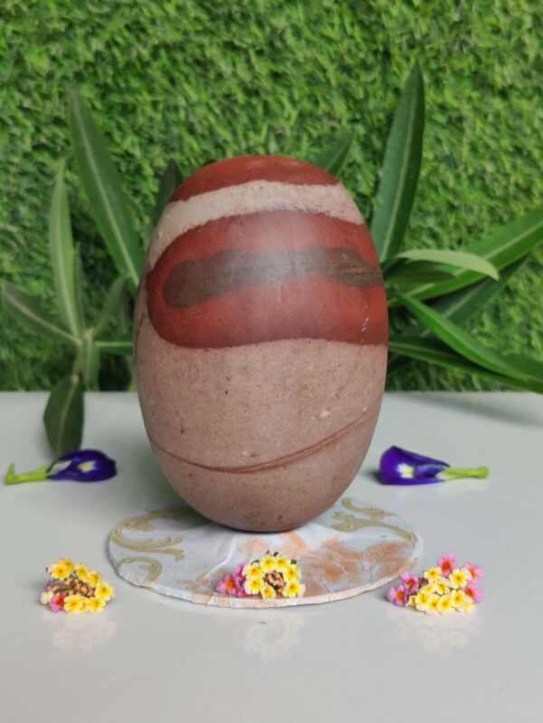 Chandra Molishwar Narmadeshwar Shivling tilakdhari (5 Inch) - Image 2