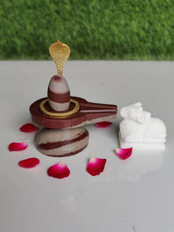 Narmada Shiva Linga Set 2 Inch - Image 2