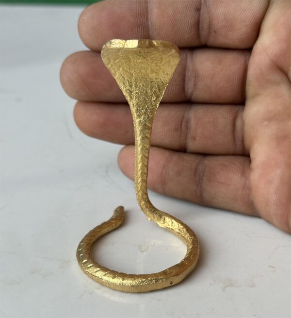 4" inch Brass Snake, Brass Nag