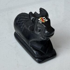 2 Inch Black Marble Nandi