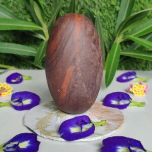 4 Inch Orignal Narmadeshwar Banalingam Shivling For Tempal Puja