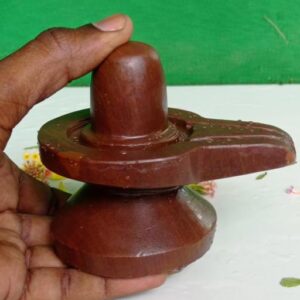 Akhand Shivling Natural Origanal Narmada Stone Shivling Narmadeshwar 4 X 4 Inch Shivling For Worship At Home Idil For Home To Lord Shiva Size 4 X 4