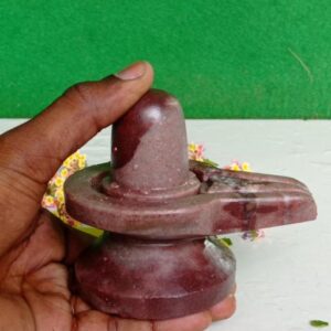 Akhand Shivling Natural Origanal Narmada Stone Shivling Narmadeshwar 4 X 4 Inch Shivling For Worship At Home Idil For Home To Lord Shiva Size 4 X 4