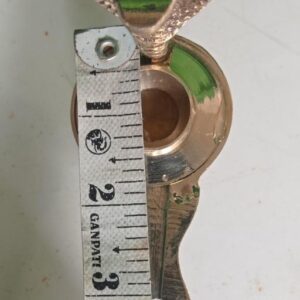 Brass Jaladhari Goripitham Yoni Base With Naag For Shivling Size 4 Inch
