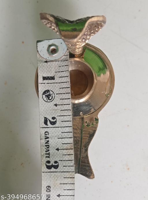Brass Jaladhari Goripitham Yoni Base With Naag For Shivling Size 4 Inch