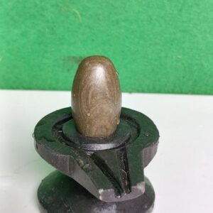 2 Inches Janeudhari Narmadeshwar Shivling With Narmada Stone Jaladhari