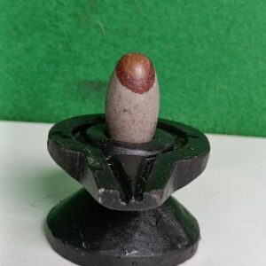 2 Inches Tilakdhari Narmadeshwar Narmada Shivling With Narmadeshwar Damru Bass Jaladhari