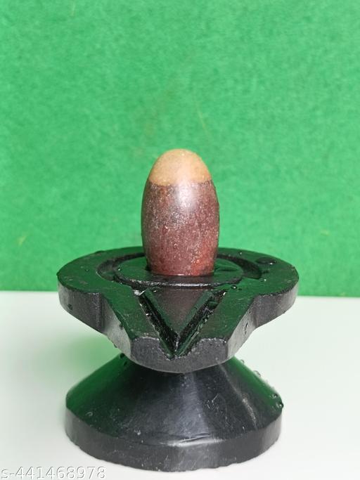 2 Inches Tilakdhari Narmadeshwar Narmada Shivling With Narmadeshwar Damru Bass Jaladhari
