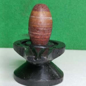 2 Inches Janeudhari Narmadeshwar Shivling With 3 Inches Damru Bass Jaladhari