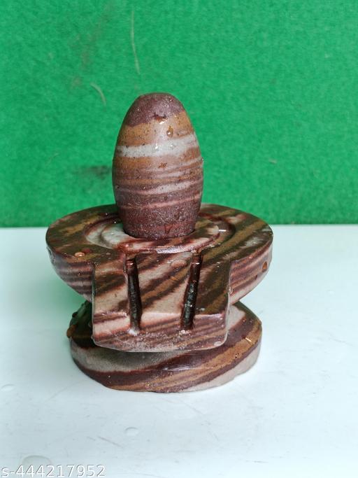 2 Inches Janeudhari Narmadeshwar Shivling With Narmada Stone Jaladhari