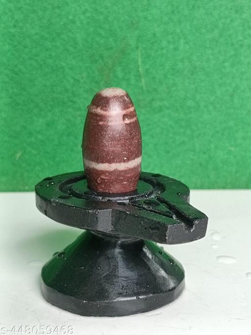 2 Inches Janeudhari Narmadeshwar Shivling With Narmada Stone Jaladhari