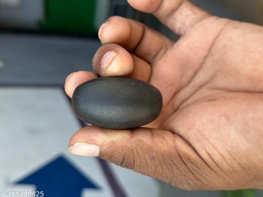 Pure Black Narmadeshwar Shivling With Red Narmada Stone Jaladhari