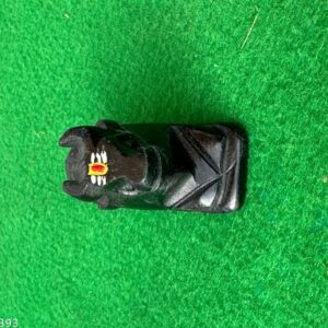 Murti Spandan Marble Dust Nandi Idol Handcrafted Matt Finish Shiva S Cow Statue For Temple Puja Home Nandi Pindi Showpiece Ideal Gift Item For Housewarming Black Medium Size