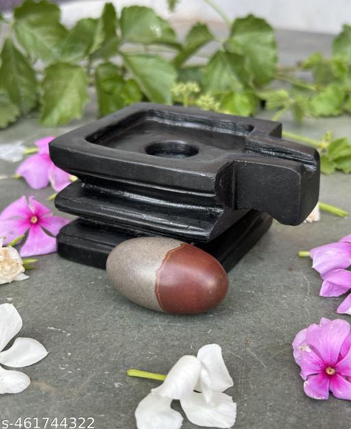 Narmada Shivling & Square Jaladhari - Image 5