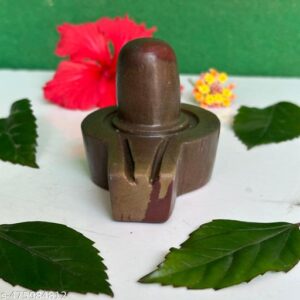 100 Natural Origanal Narmadeshwar Narmada Stone Bana Akhand Shivling Size 2 X 4