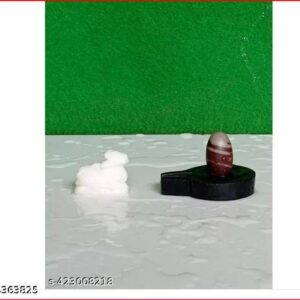 Natural Origanal Narmada Stone Narmadeshwar 1 Inch Bana Lingam And 2 5 Inch Black Jaladhari For For Worship At Home Lord Mahadeva Shivsankar Size 1 X 2 5