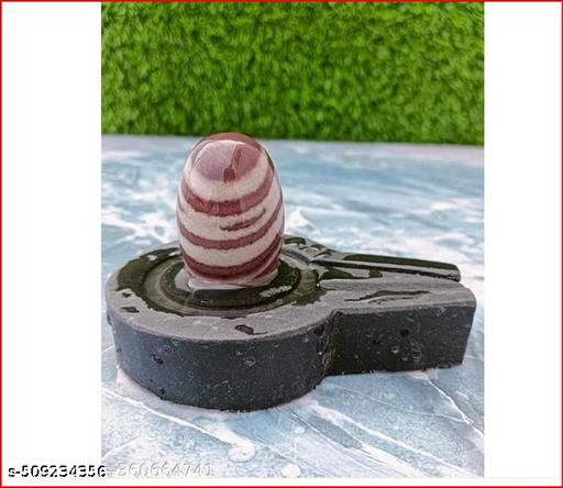 Janeudhari Narmadeshwar Shivling Brown Colour Original Narmadeshwar Shivling L Narmada Stone Shiva Lingam Mahadev Idol For Home Pooja