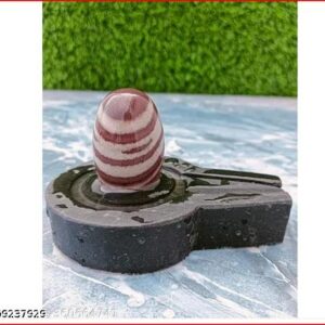 Original Narmadeshwar Shivling Narmada Stone Shivling Narmada Banaling Shivling For Office Small Shiva Lingam For Home Pooja Natural Shivling For Daily Home Worship