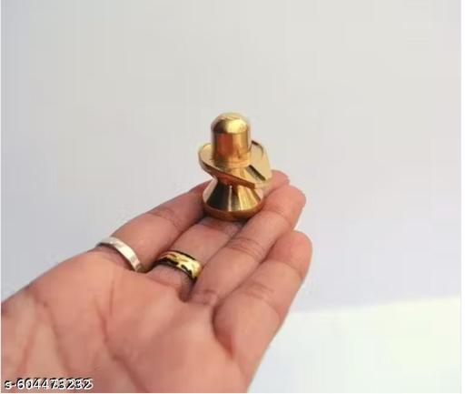 Shivam Vastukala Original Pital Brass Metal Shivling For Home Puja Abhishek 50 Gm