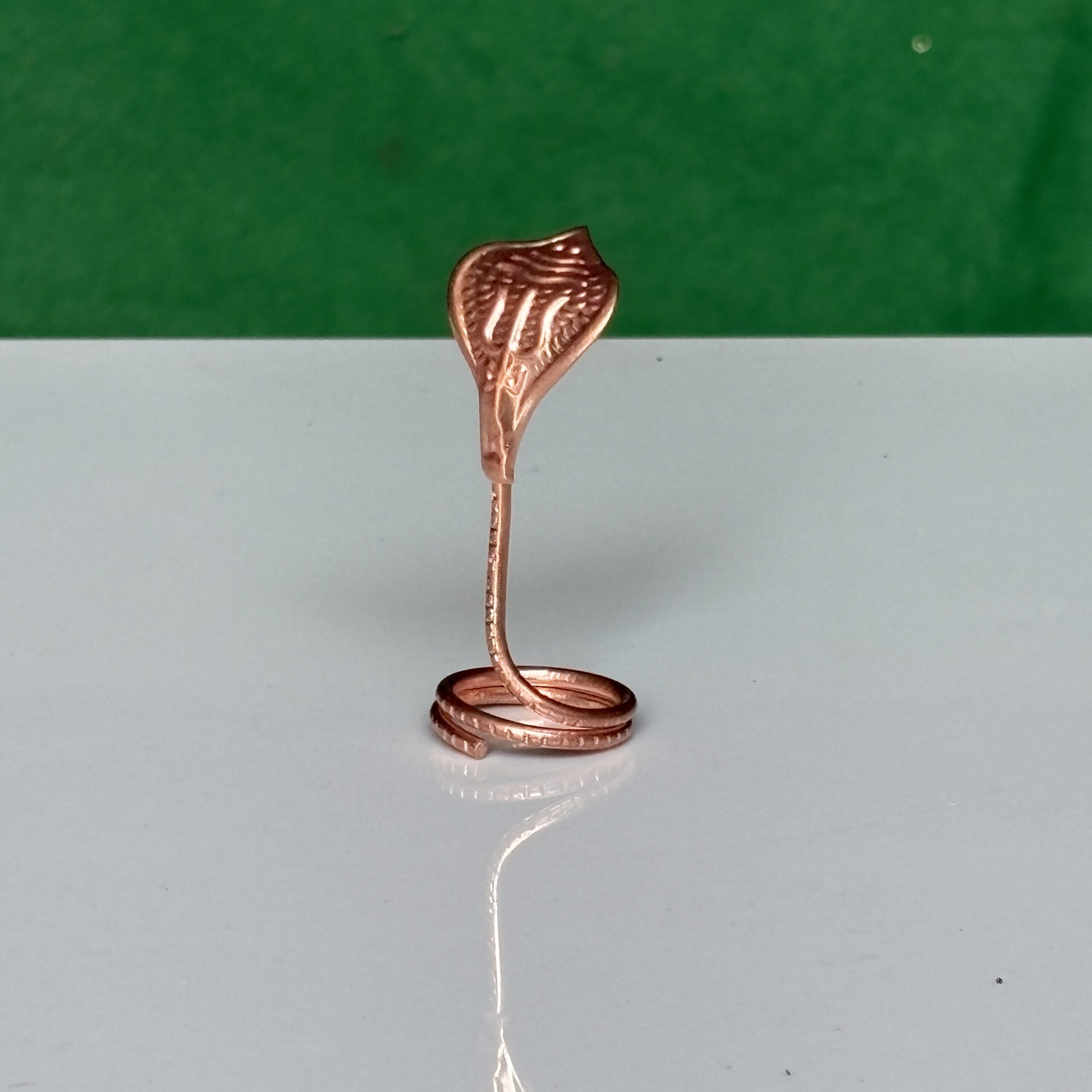 2 Inch Premium Copper Snake Naag - Image 3