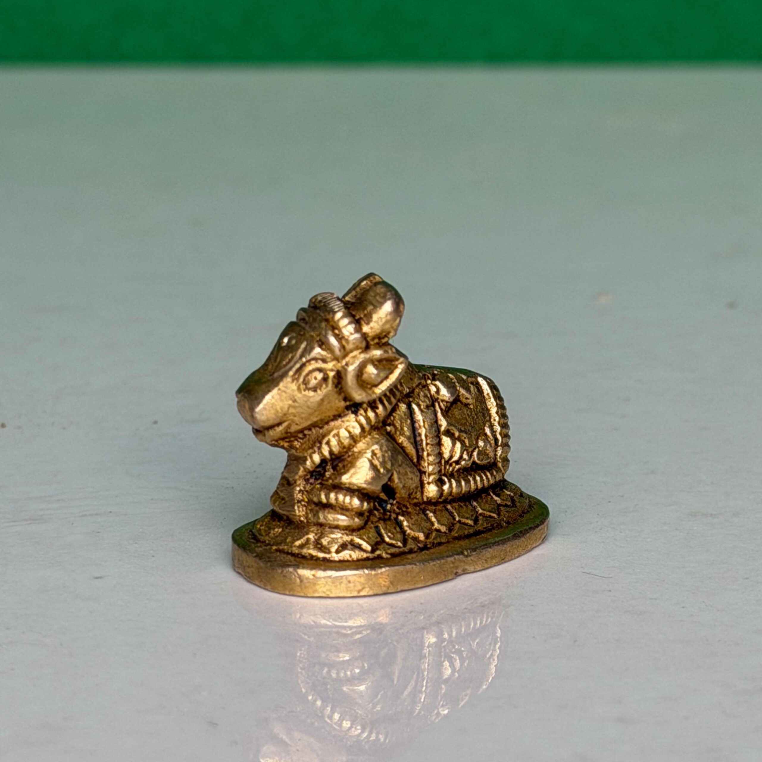 Pure Brass Nandi Idol For Home - Image 8