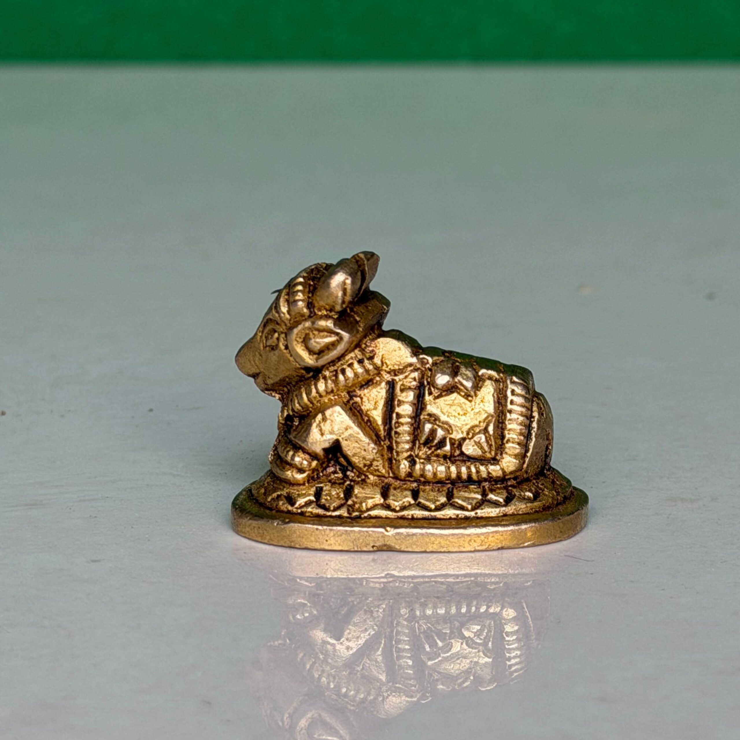 Pure Brass Nandi Idol For Home - Image 10