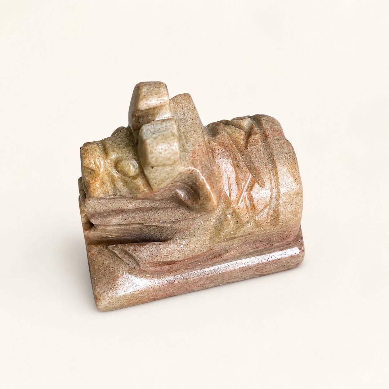 100 Natural Origanal Narmada Stone Narmadeshwar White Nandhi Ji For Worship At Home Size 2 Inch - Image 3