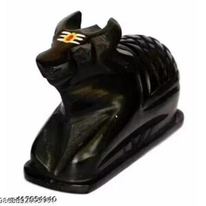 Shivam Vastukala Original Black Marble Stone Nandi Idol For All Types Of Shivling Shivling