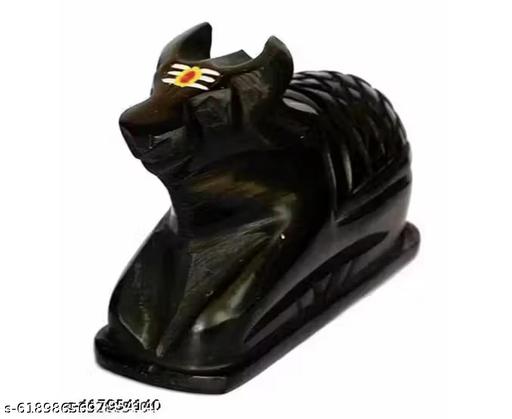 Shivam Vastukala Original Black Marble Stone Nandi Idol For All Types Of Shivling Shivling