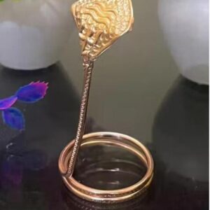 2 Inch Premium Copper Snake Naag Idol Pure Copper Home Temple Decor For Shivling