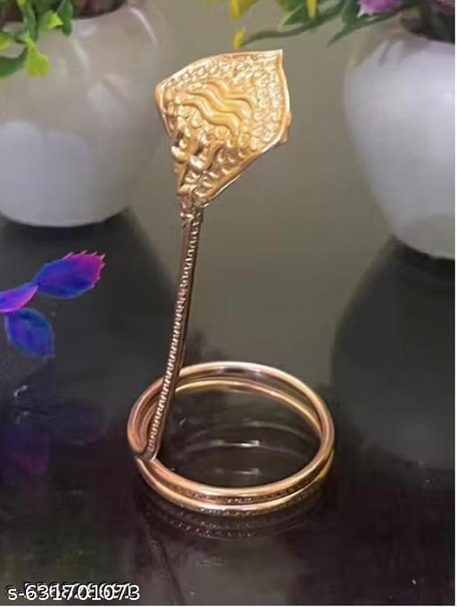 Copper Naag For Shivling Lord Shiv Pooja Rose Gold Plated