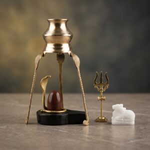 By Shivam Vastu Kala Shivling Art Narmadeshwar Shivling Full Set With Yoni Base Shivling For Pooja Mandir Mahadev Shiva Lingam Gift For Festivel Original Shivling Stone For Pooja