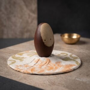 Tantrik Lingam Narmada Lingam Narmadeshwar Shivling Banalingam Shiva Lingam Shivlingam Only Linga Narmada Lingam For Home Pooja 2 Inch Lingam Height