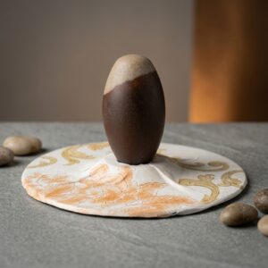 Antique Narmada Lingam Narmadeshwar Shivling Banalingam Shiva Lingam Shivlingam Only Linga Narmada Lingam For Home Pooja 2 Inch Lingam Height Idols Figurines