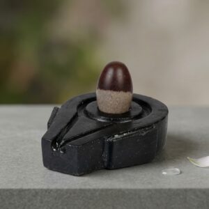 Original Narmadeshwar Shivling Narmada Stone Shivling Narmada Banaling Shivling For Office Small Shiva Lingam For Home Pooja Natural Shivling For Daily Home Worship