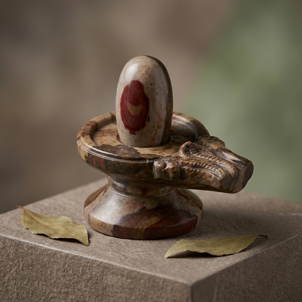Narmada Shivling With Narmadeshwar Jaladhari - Image 4