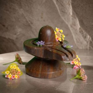 Akhand Shivling Natural Origanal Narmada Stone Shivling Narmadeshwar 4 X 4 Inch Shivling For Worship At Home Idil For Home To Lord Shiva Size 4 X 4